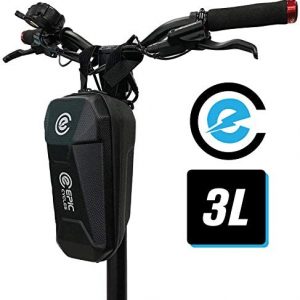 BlueRev Handlebar Scooter Storage Bag- Waterproof Large EVA Bag for Electric Scooters – Front Hanging Bag Bike