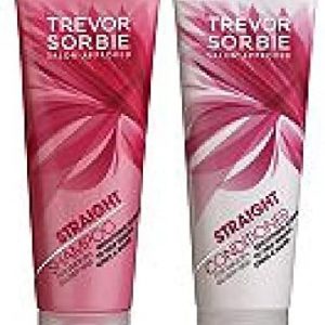(2 PACK) Trevor Sorbie Straight & Smooth SHAMPOO x 250ml & Trevor Sorbie Straight & Smooth CONDITIONER x 250ml