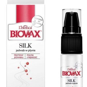 L’Biotica Biovax Liquid Silk 15ml Intensely Regenerates Damaged Hair
