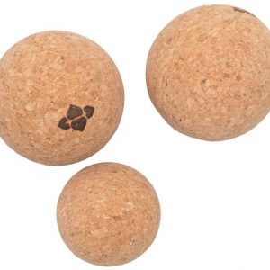 Halfmoon Yoga Natural Cork Massage Ball Trio – Allows Different Levels of Intensity and Muscle Targeting