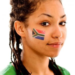 10 x South Africa Temporary Tattoo Set – South Africa Fan Tattoo Flag (10)