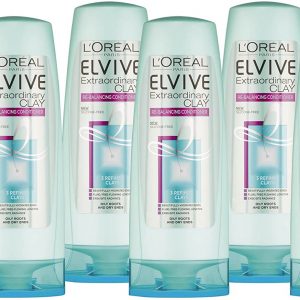 L’Oreal Elvive Extraordinary Clay Re-Balancing Conditioner 400ml Pack of 6