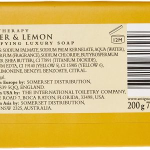 Aromas Artisanales De Antigua Aromatherapy Juniper and Lemon Soap 200g