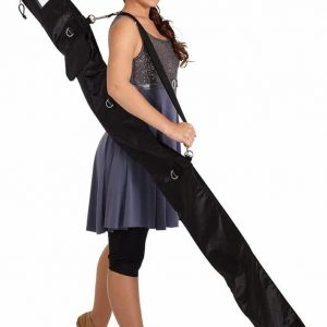 Director’s Showcase (DSI) 6′ (Foot) Color Guard Personal Flag Pole, Rifle, Sabre Equipment Bag (New Improved Design)