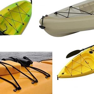 10 Pcs J-Hooks & 10 Pcs Rivets – Lashing Hooks for Kayak, Canoe, Paddle Board and Bungee Cord