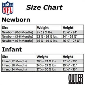 NFL Infant Outerstuff “City Wide” Short Sleeve Bodysuit