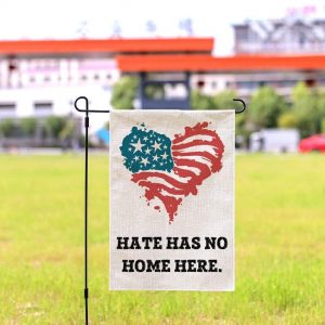 Doreen’s Boutique Hate Has No Home Here Yard Flag – Human Rights Justice Sign, BLM Lawn Sign, Feminism Sign, Protest Sign – 1 Pc