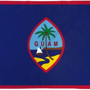 Guam National Country Flag – 3 foot by 5 foot Polyester (New)