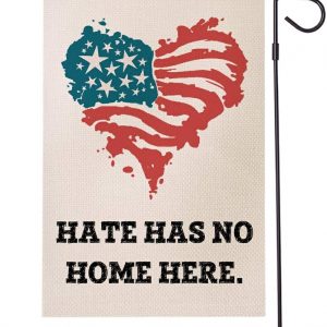 Doreen’s Boutique Hate Has No Home Here Yard Flag – Human Rights Justice Sign, BLM Lawn Sign, Feminism Sign, Protest Sign – 1 Pc
