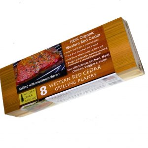 10 Cedar Grilling Planks (8 Extra Long + 2 Bonus Short Planks!) – Perfect for Salmon, Fish, Steak, Veggies and More. Made in USA! Re-use Several Times. Fast Soaking.