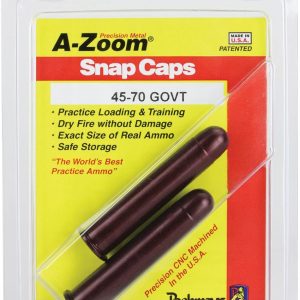 A-ZOOM Government Precision Snap Caps (2 Pack) (45-70-mm)