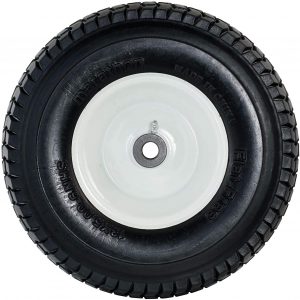 Marathon 30326 13×5.00-6″ Flat Free Lawnmower Tire on Wheel 3″ Hub, 3/4″ Bushings (Pack of 2)