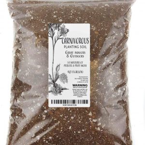 Carnivorous Plant Soil Mix, One Gallon XL Bag, All Natural Ingredients, Great Soil for Venus Fly Traps, Sundews, and Pitcher Plants (4qt)