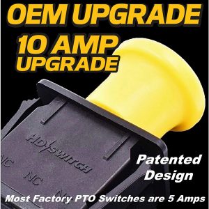 HD Switch 10 AMP Upgrade New Improved Design Blade Clutch PTO Switch Replaces Cub Cadet Tractor GT1554 GT2554 LT1018 LT1022 LT1024 LT1042 LT1045 LT1046 LT1050 SLT1550 SLT1554 SLTX1050 LTX1046 LTX1050