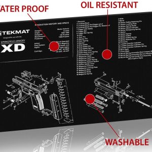 TekMat Cleaning Mat for use with Springfield XD, Black