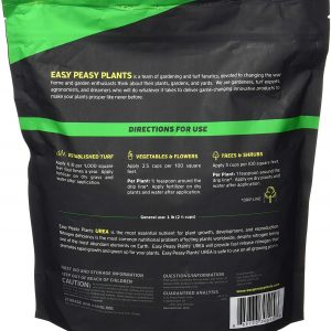 Easy Peasy Urea Fertilizer- 46-0-0 Plant Food 5 Pound Bag